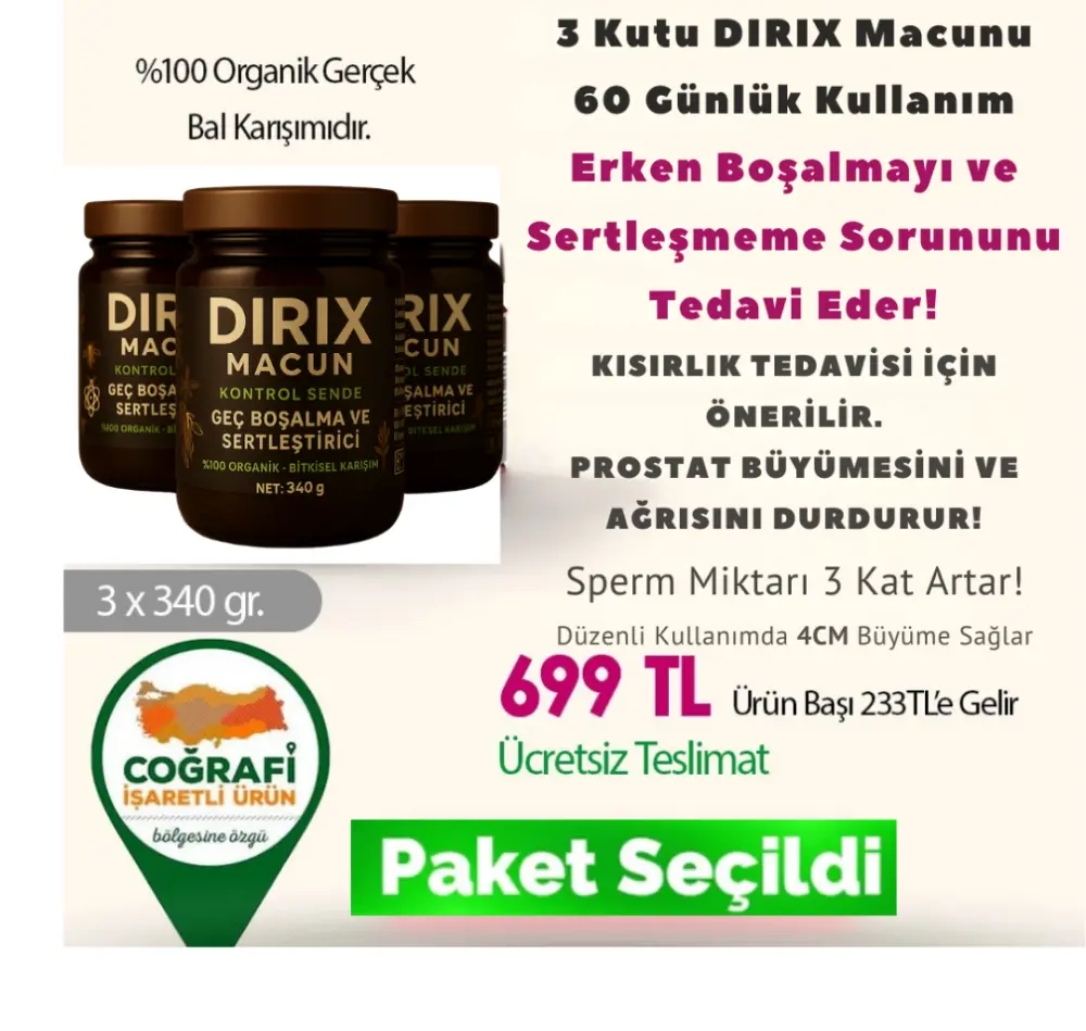 Dirix Macunu 3 Adet