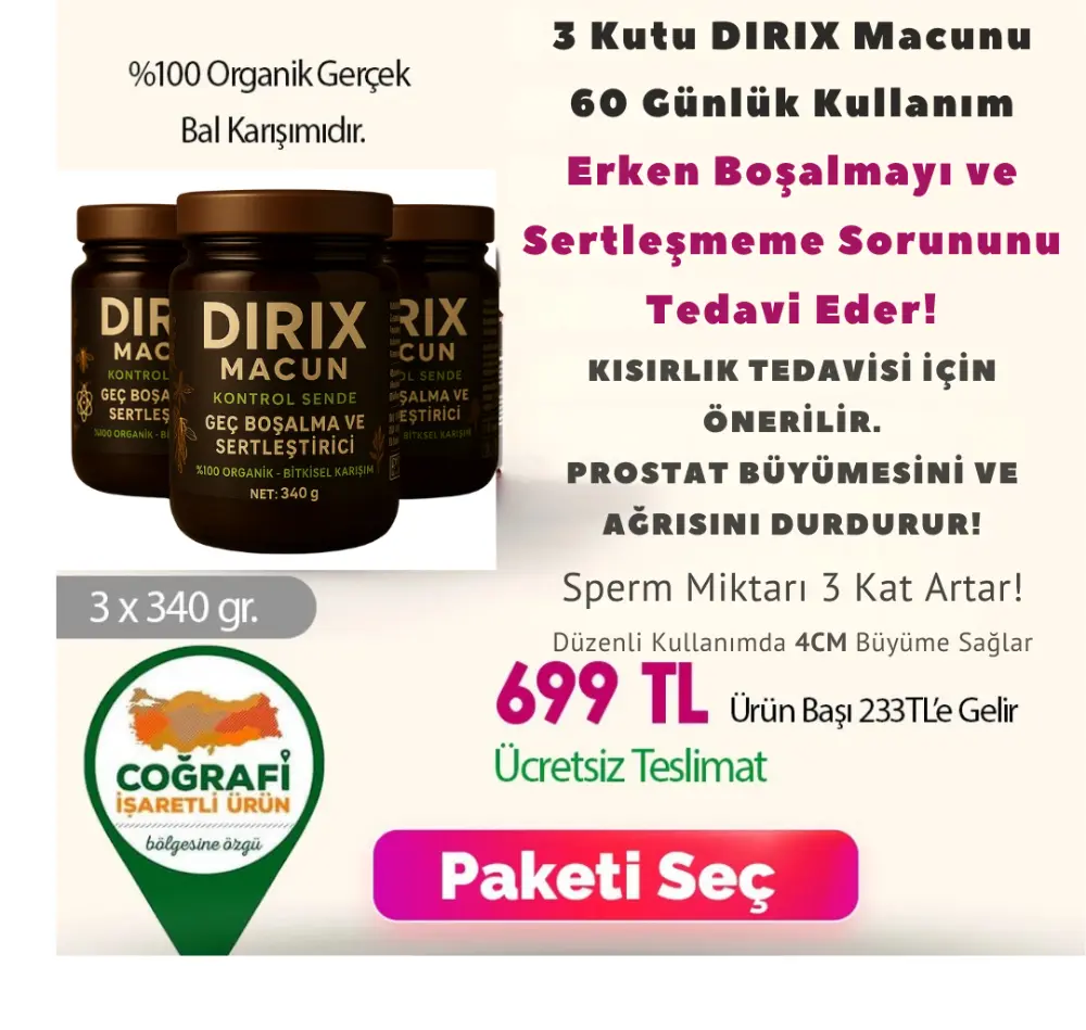 Dirix Macunu 3 Adet